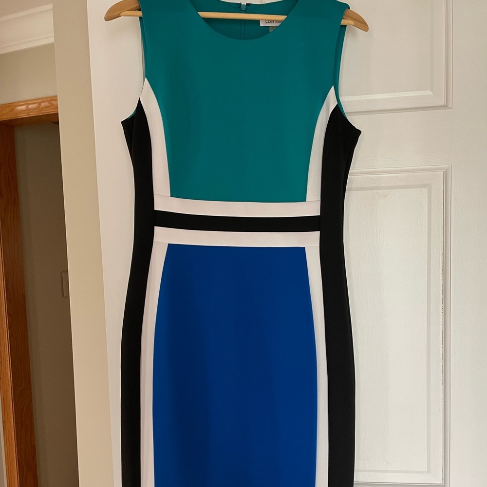 Calvin Klein scuba material dress size 10.